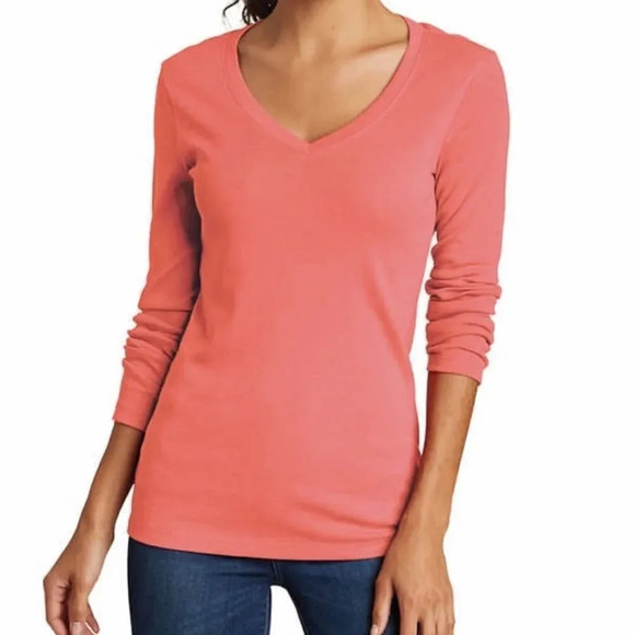 Long sleeve Eddie Bauer Ladies Long Sleeve Tee NWOT - Picture 1 of 5